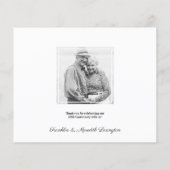 Budget Dank u Jubileum Typografie Foto (Achterkant)