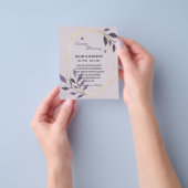 Budget/Dank u voor uw sympathie. Flyer (Hand)