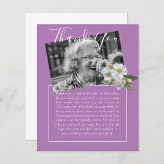 BUDGET Dankjewel Funeralie Herdenkings- Obituary F