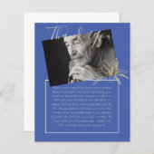 BUDGET Dankjewel Funeralie Herdenkingsdienst Overl (Voorkant / Achterkant)