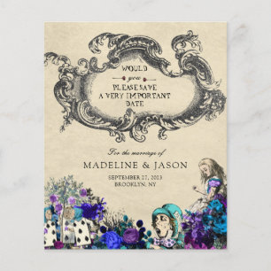 BUDGET Dark Alice in Wonderland Bruiloft