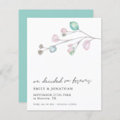 Budget Décidé Sur Les Feuilles Éternels Enregistre (Devant / Derrière)