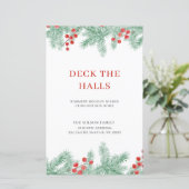 Budget Deck Les Halls Nouvelle Adresse Carte de va (Debout devant)