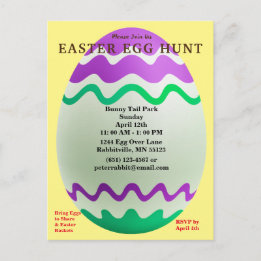 Budget Decorative Egg Easter Hunt Briefkaart