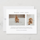 Budget Définir Naughty Funny Pet Carte de Noël (Dos)