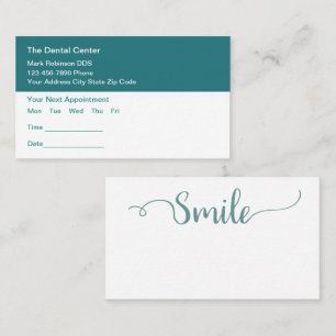 Budget Dental Office Afspraakkaarten Visitekaartje