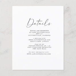 Budget Details Card Flyer