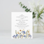 Budget Deusty Blue Wildflower Weddenation (Staand voorkant)