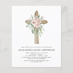 Budget Doop Dusty Roze Rozen Groene Eucalyptus Flyer