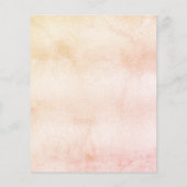 Budget doop pampas blush cross uitnodiging (Achterkant)