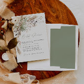 budget Douche nuptiale pampas gras invitation mode