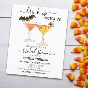 Budget Drankje Op Heksen Bruidsmeisjesfeest Hallow Flyer