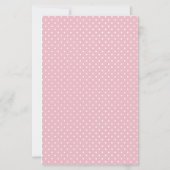 Budget Drie-eiige Roze Kleine Pompoen Baby Shower (Achterkant)