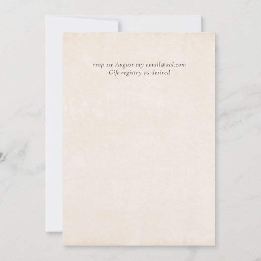 Budget Dusty Blue Gold Weddenscript (Achterkant)