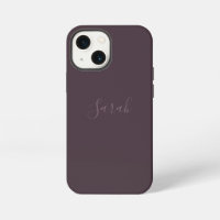Budget Dusty Plum met naam