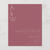 BUDGET Dusty Roos Monogram Weddenschap (Voorkant)