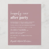 Budget Dusty Roos Wedding Reception (Voorkant)