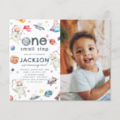 budget | Een kleine stap ruimte 1e verjaardag foto (Voorkant)