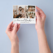 Budget Eenvoudig Collage Weddenschap Bedankt Flyer (Hand)