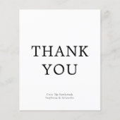 Budget Eenvoudige tekst Zwarte Wit Weddenschap Dan (Voorkant)