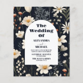 Budget Elegant Boho Wildflower Bruiloft (Voorkant)