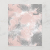 BUDGET/Elegant bruiloft uitnodiging. (Achterkant)