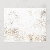 BUDGET/Elegant bruiloft uitnodiging. Uitnodiging Flyer (Achterkant)