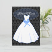 Budget Elegant Damask Vrijgezellenfeest Kaart (Staand voorkant)