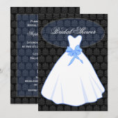 Budget Elegant Damask Vrijgezellenfeest Kaart (Voorkant / Achterkant)