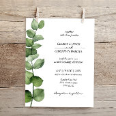 Budget Elegant Eucalyptus Weddenschap
