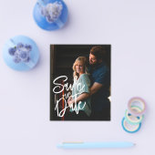 Budget Elegant Foto Save the Date Flyer (Enkel)