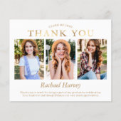 Budget Elegant Gold 3 Foto Afstuderen Hartelijk da (Voorkant)