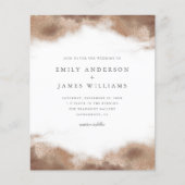 Budget Elegant Gold Ocean Tides Wedding (Voorkant)