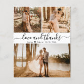 Budget Elegant Hand Lettered Wedding 3 Flyer (Voorkant)