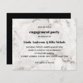 BUDGET Elegant Luxury Marble bruiloft (Voorkant / Achterkant)