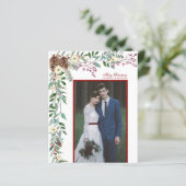 Budget Elegant Pine Garland kerstfoto (Staand voorkant)