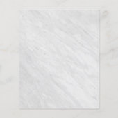 Budget Elegant Roos Gold & White Marble Wedding (Achterkant)