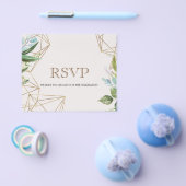 Budget/Elegant/RSVP-kaart. Flyer. Flyer (Enkel)