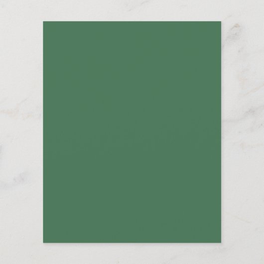 Budget Elegant Sage Green Scripting Gold Menu Kaar (Achterkant)