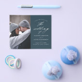 Budget Elegant Script 2 Foto Sla de Datum Op Flyer (Enkel)