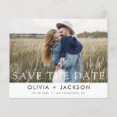 Budget Elegant sparen de Datum Witte Brief van de Flyer (Voorkant)