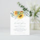 Budget Elegant Sunflower Bridal Shower Invitation (Staand voorkant)