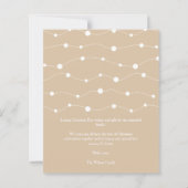 Budget Elegant Vellum Effect kerstfoto (Achterkant)