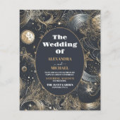 Budget Elegant Zilver Goud Hemelbruiloft (Voorkant)