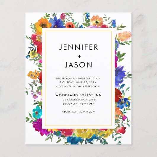 BUDGET Elegante Bold Kleur Rozen Pioenrozen Bruilo (Voorkant)