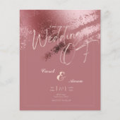 budget ELEGANTE CLASSY MODERNE bruiloft (Voorkant)