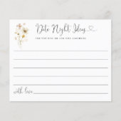 Budget Elegante Datum Nacht Ideeën Wildbloemen Blo (Voorkant)