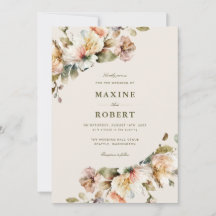 Budget Elegante Vintage Bloemrijke Botanische Brui