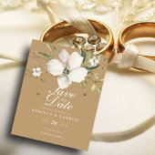 Budget Elegante Waterverf Bloemenwaad Save the dat