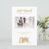 Budget Elopement Foto Wedding Elegant Floral  (Staand voorkant)